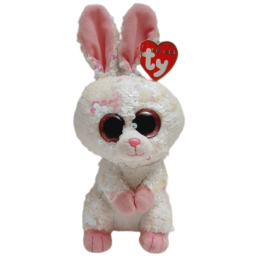 🍒4 for $20🍒 New TY Beanie Baby Flippables Sequins Bonnie Bunny Rabbit Kids Toy